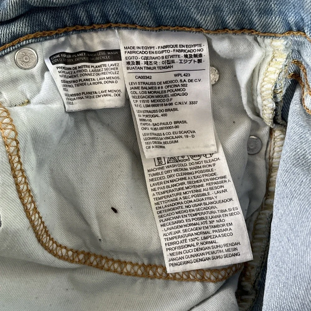 LEVI'S 513 Jeans Mens 31x30 Straight Fit Denim Pants 100% Cotton  VTG Y2K